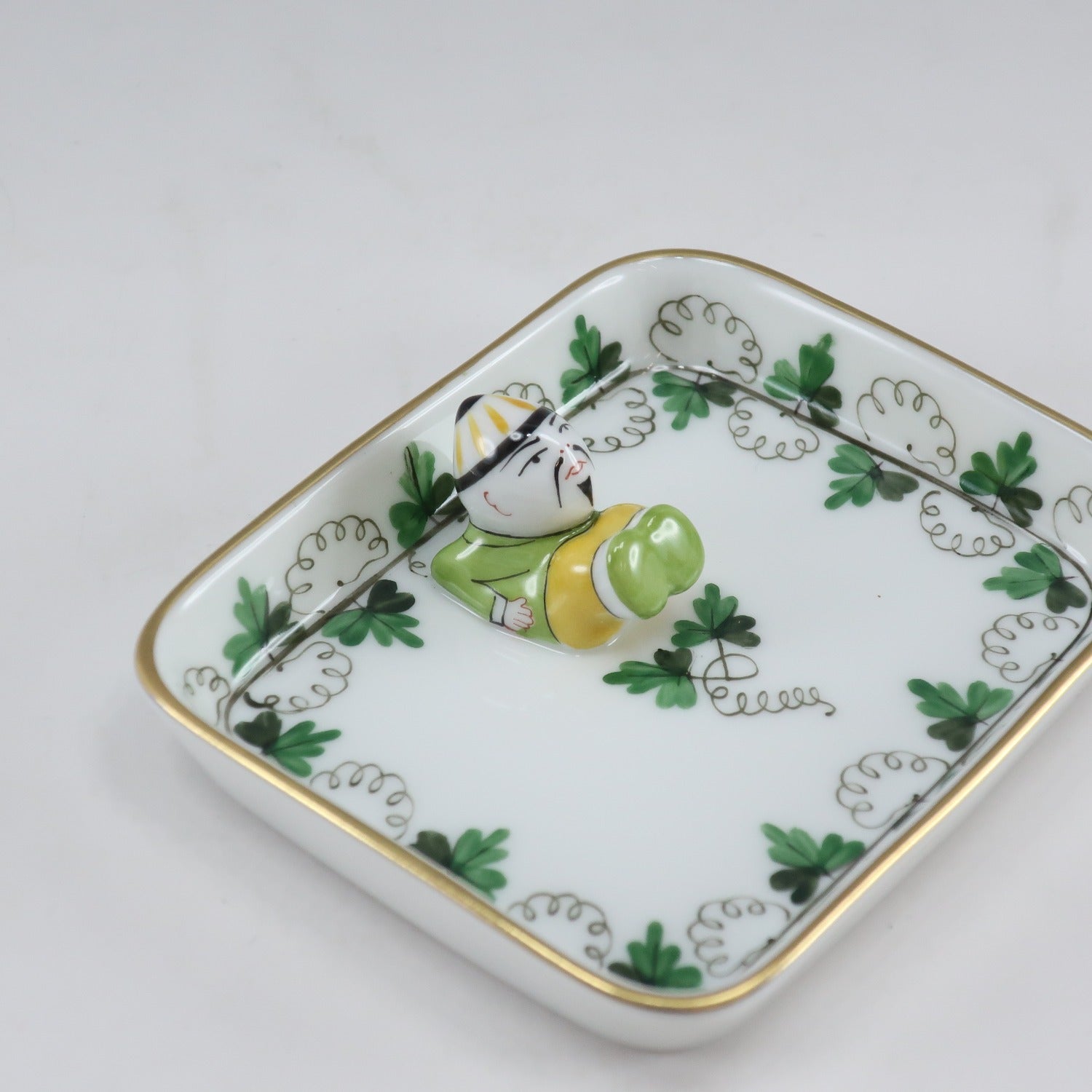 Herend Parsley Mandarin Oblong Tray Porcelain