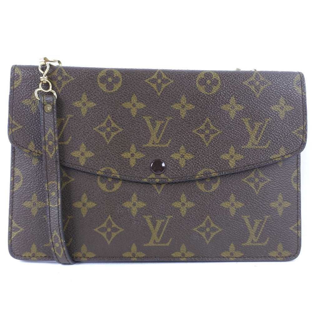 Louis Vuitton Double Mule Canvas Shoulder Bag M51815 in Excellent condition