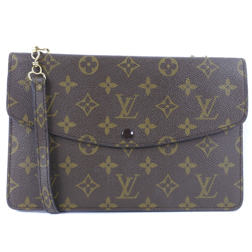 Louis Vuitton Double Rabat Canvas Shoulder Bag M51815 in Great Condition