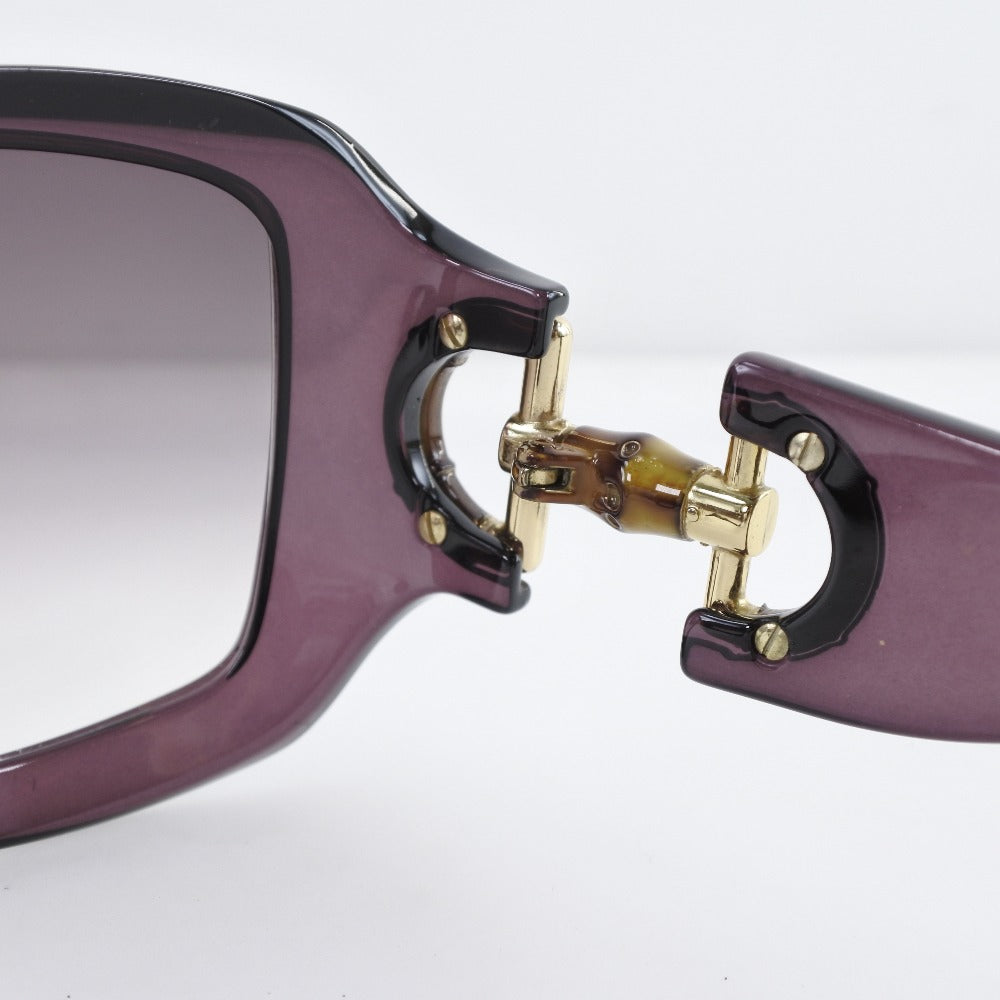 Gucci Bamboo Plastic Sunglasses Purple