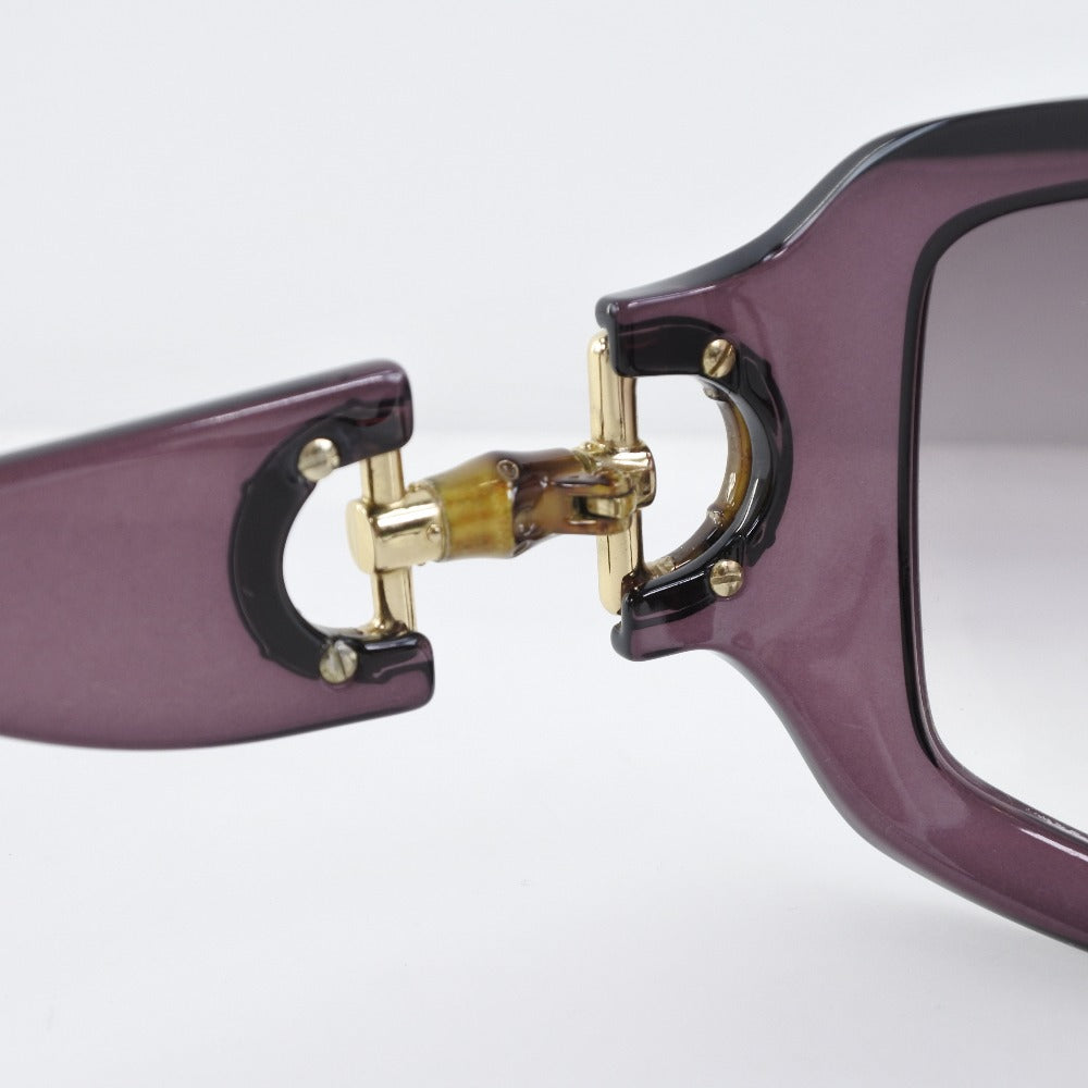 Gucci Bamboo Plastic Sunglasses Purple