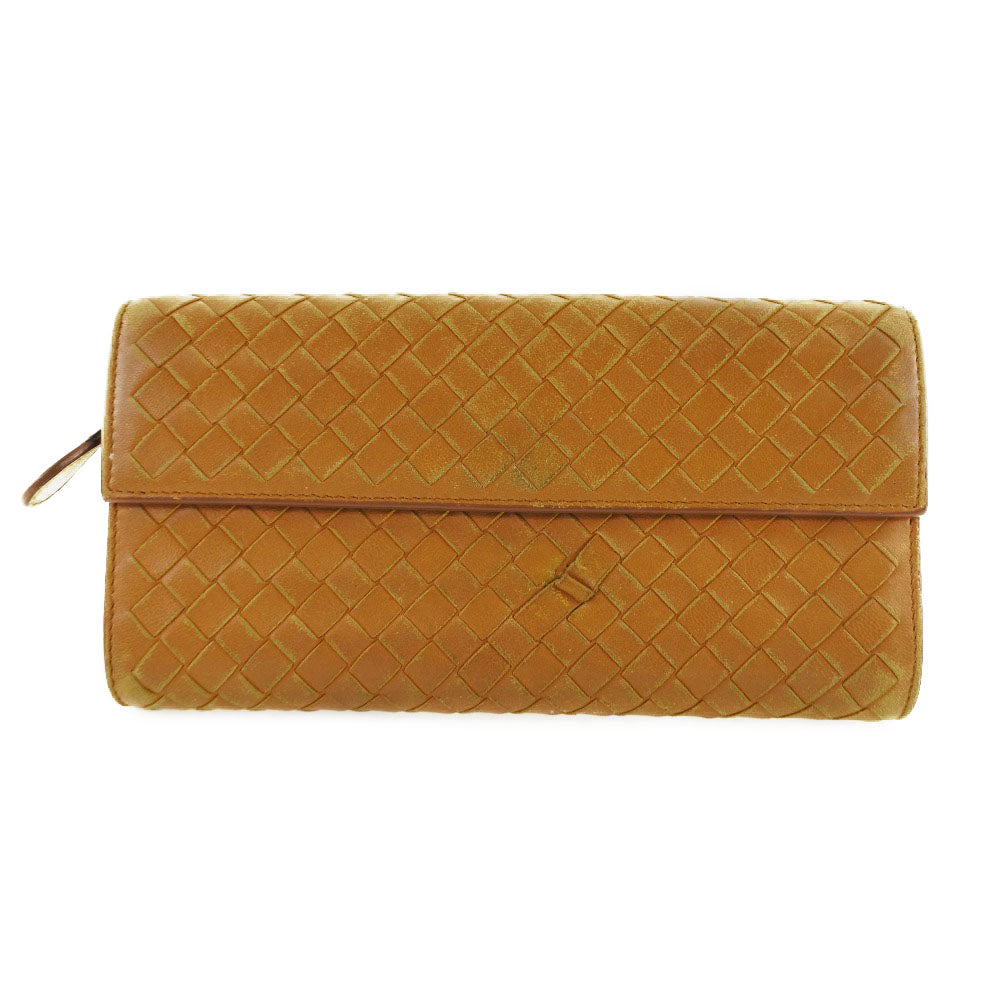 Bottega Veneta Beige Leather Wallet