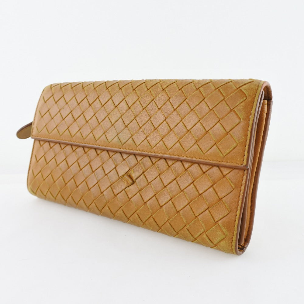 Bottega Veneta Beige Leather Wallet