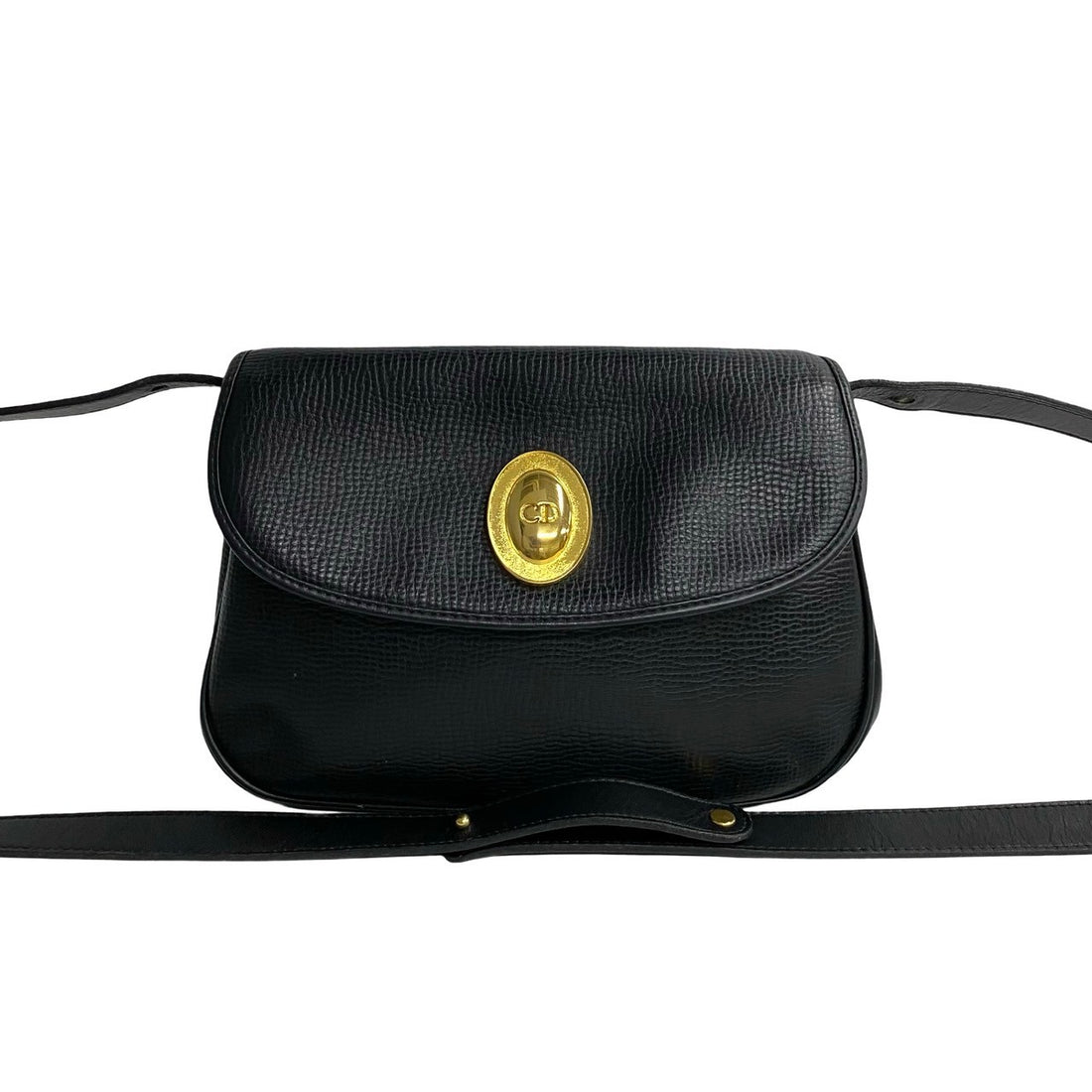 Dior Leather Shoulder Bag with CD Logo