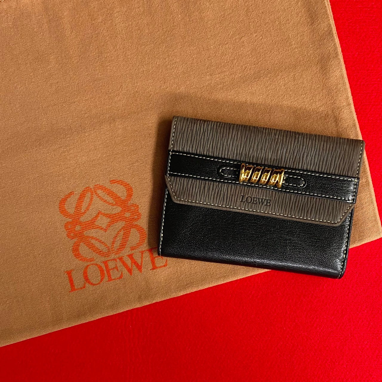 Loewe Vintage Velazquez Leather Mini Wallet