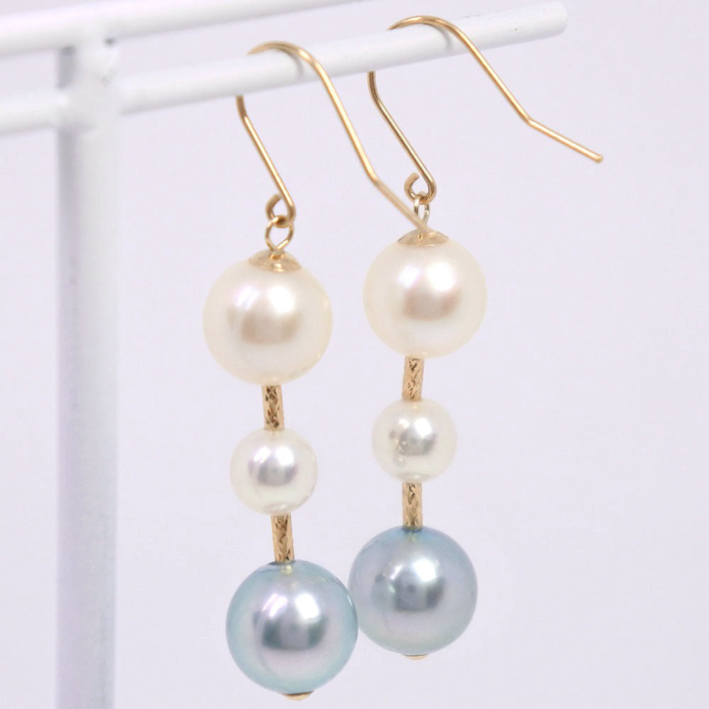 Akoya Pearl Earrings K18 Gold