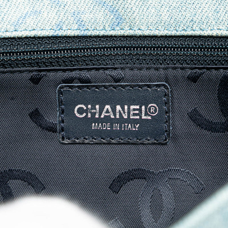 Chanel Denim Coco Mark Chain Shoulder Bag