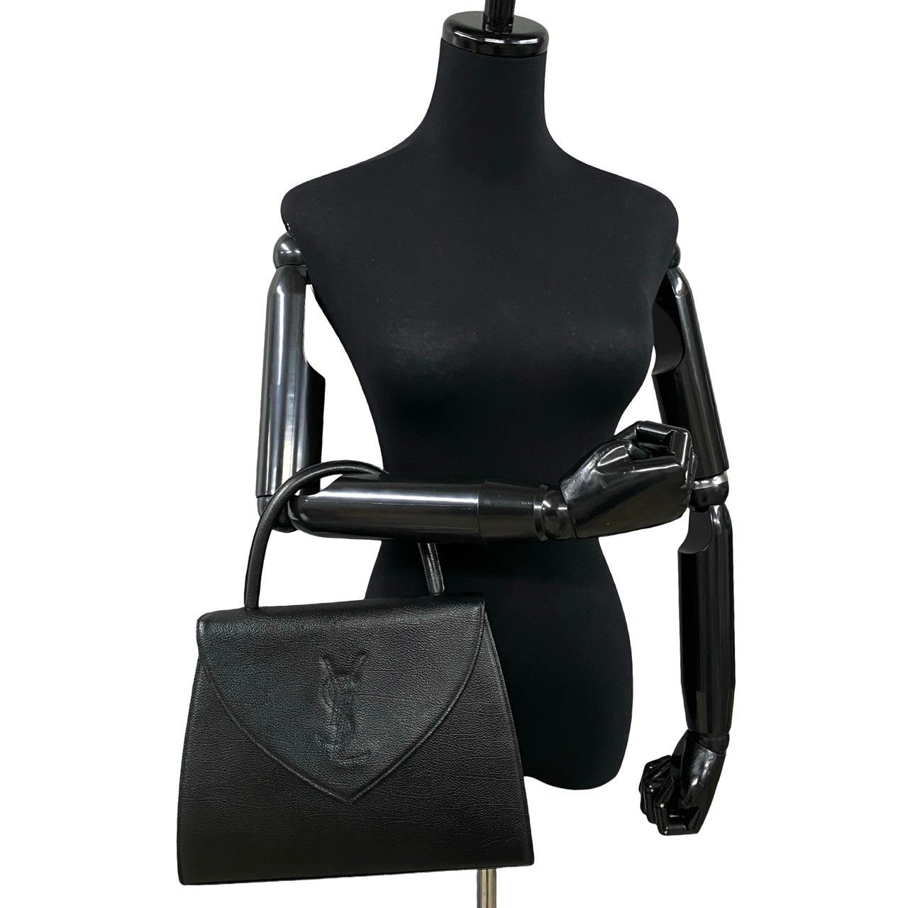 Yves Saint Laurent Leather Tote Bag Black