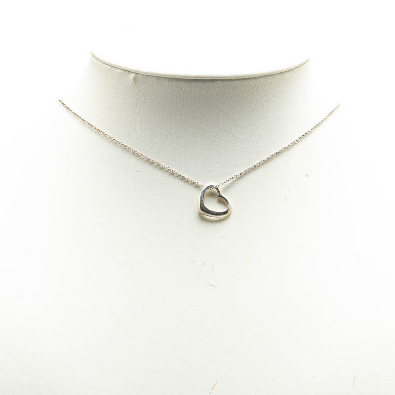 Tiffany & Co Open Heart Necklace Silver