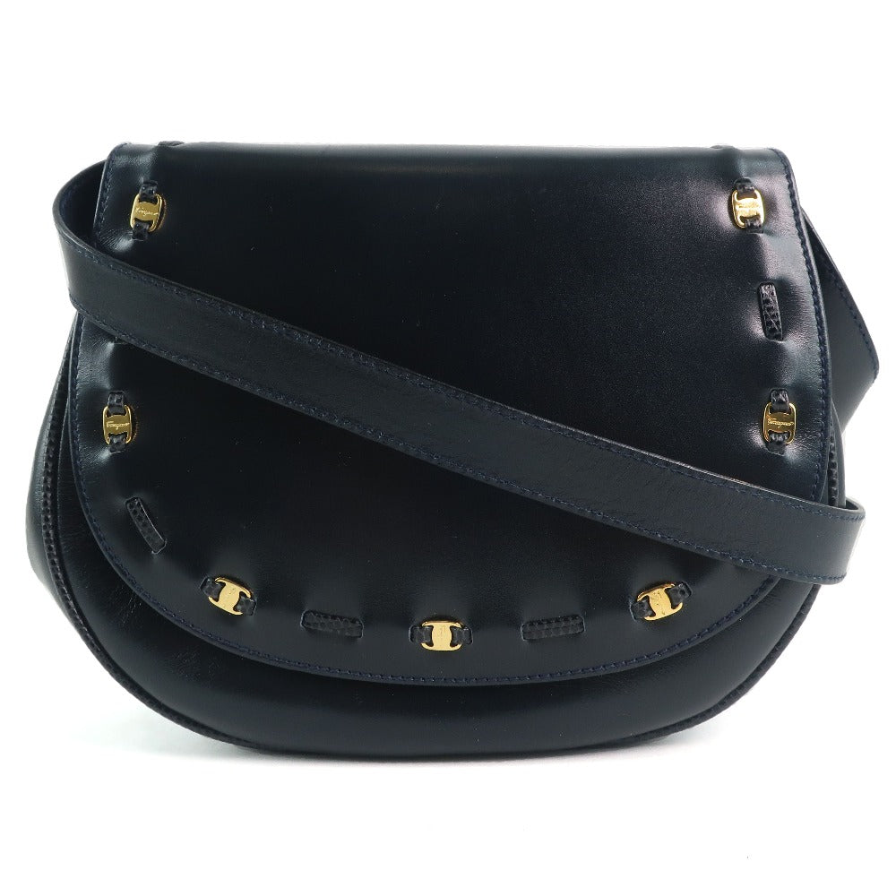 Salvatore Ferragamo Vera Calf Shoulder Bag