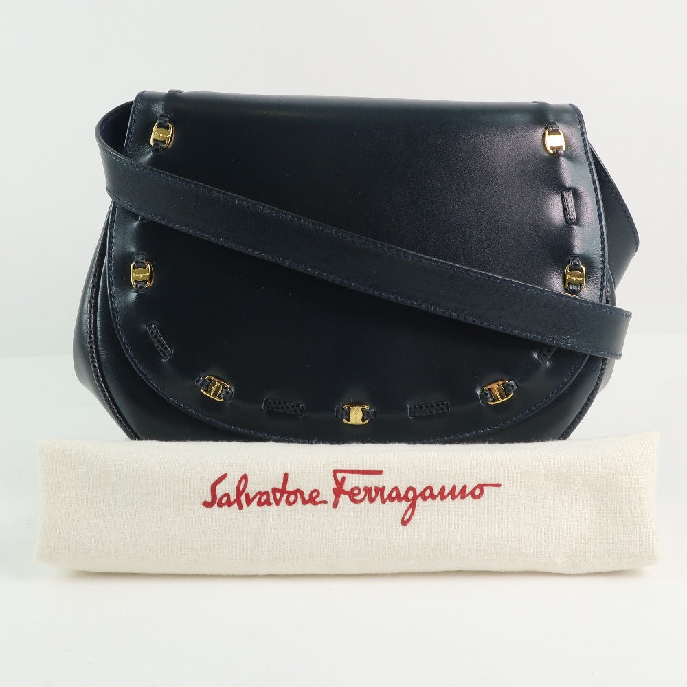 Salvatore Ferragamo Vera Calf Shoulder Bag