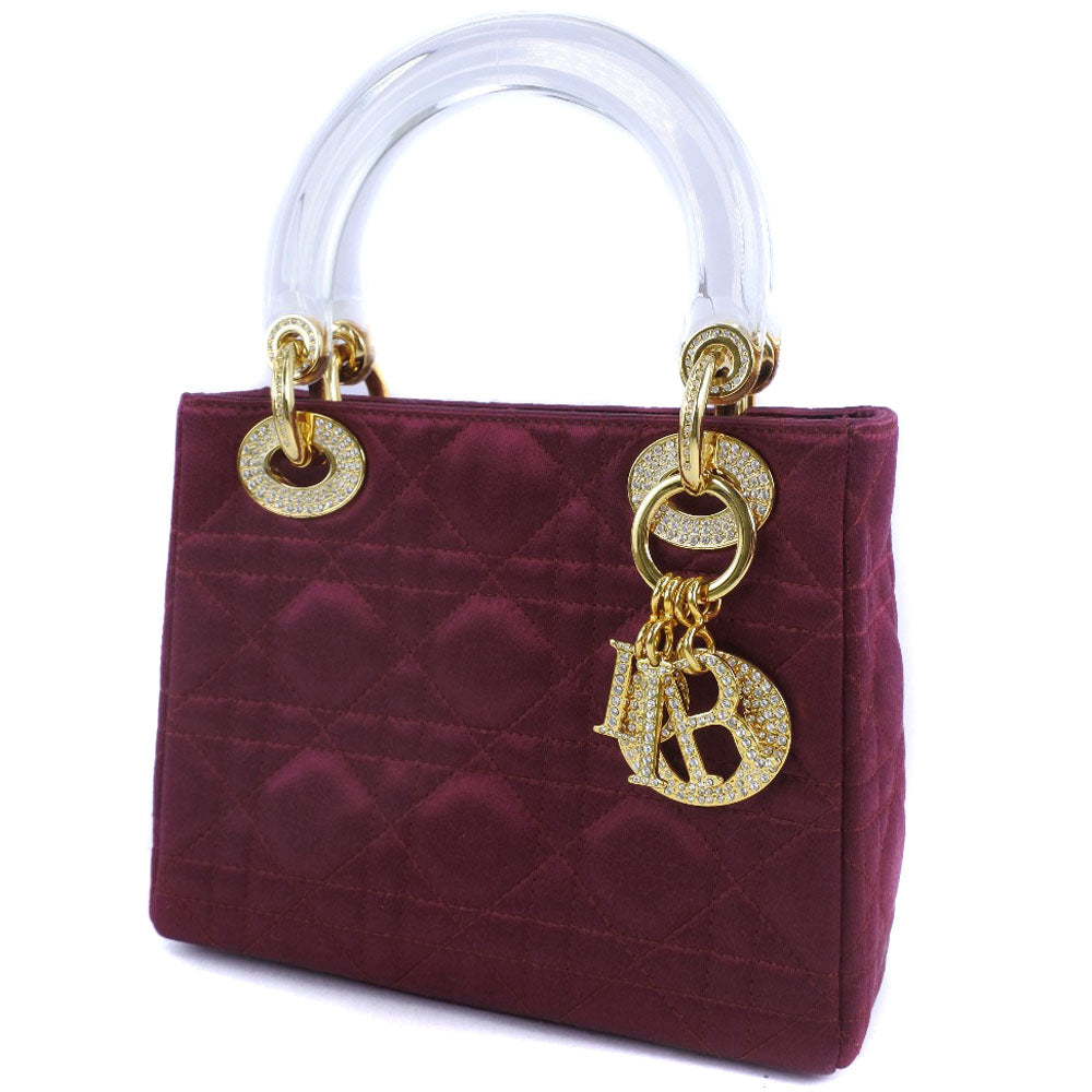 Dior Lady Dior Satin Handbag