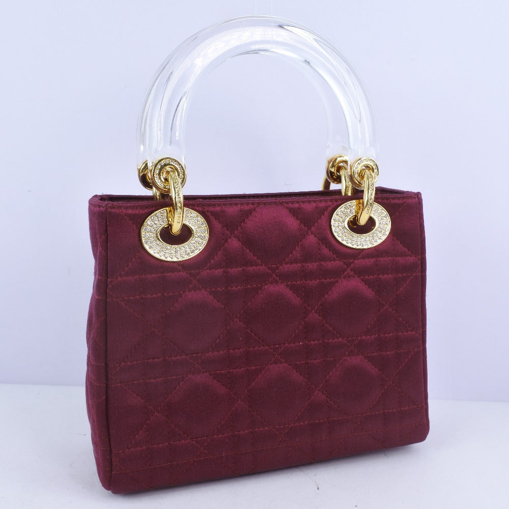 Dior Lady Dior Satin Handbag