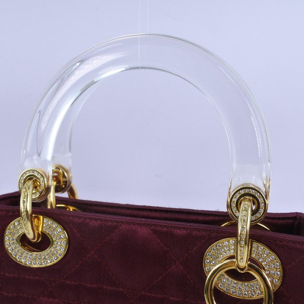 Dior Lady Dior Satin Handbag