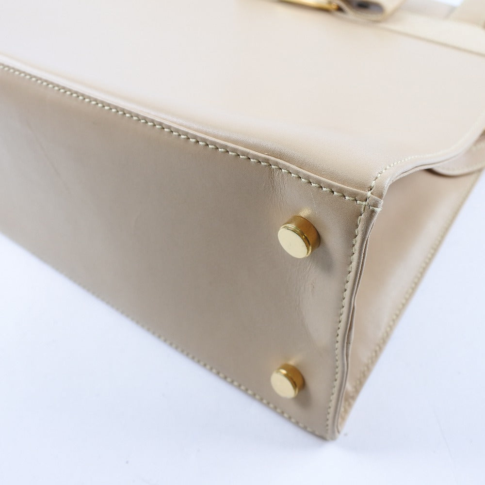 Salvatore Ferragamo Vara Shoulder Bag Beige