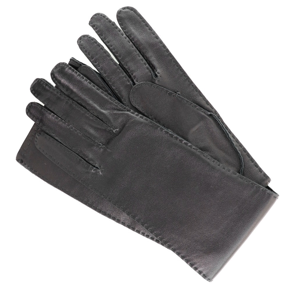 Hermes Calfskin Gloves Black