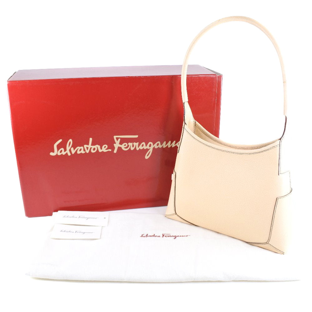 Salvatore Ferragamo Leather Shoulder Bag Leather Crossbody Bag 0202694 in Great Condition