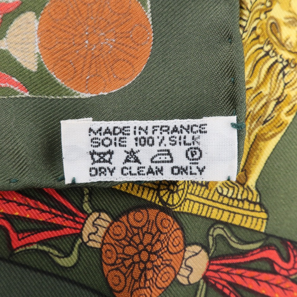 Hermes Silk Scarf Green