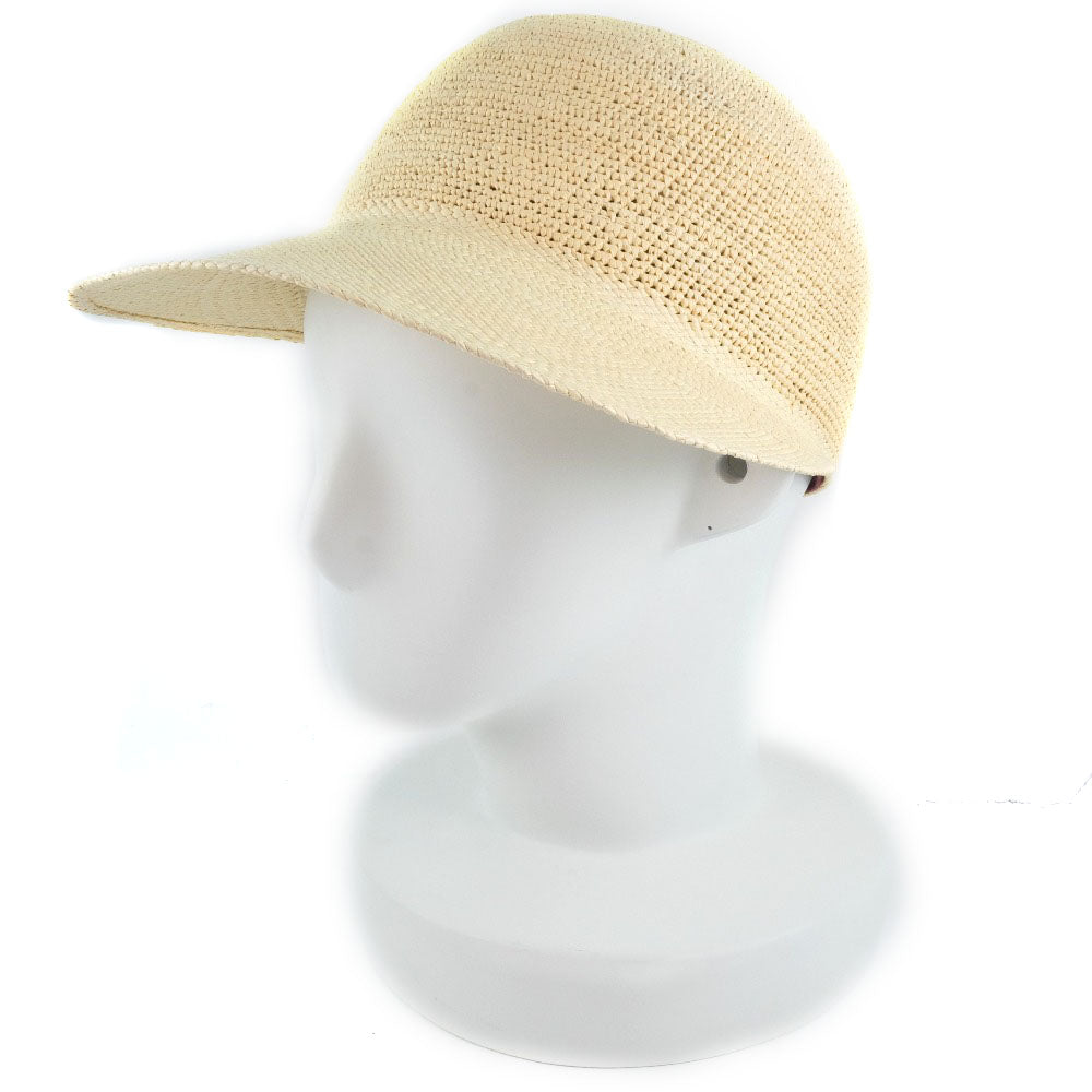 Hermes Straw Hat Natural Beige