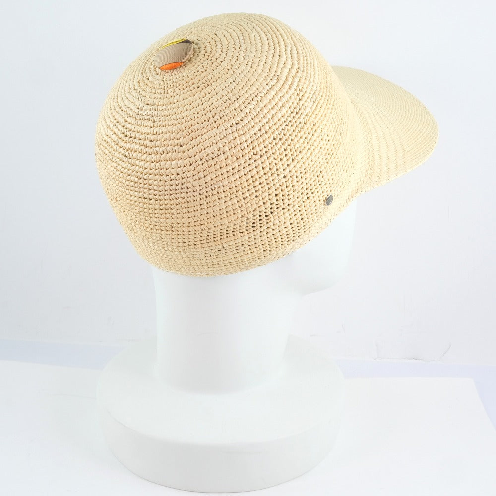 Hermes Straw Hat Natural Beige