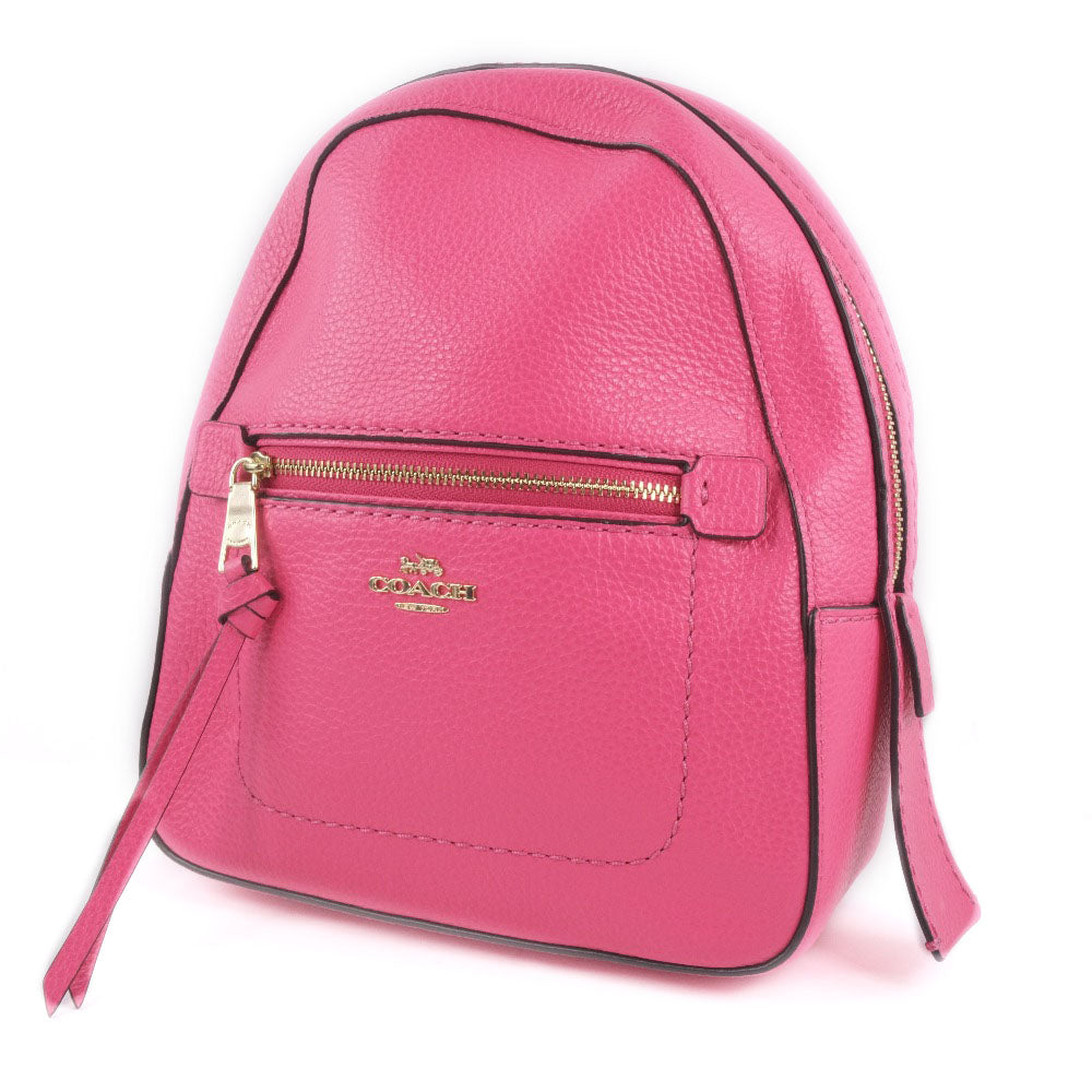 Coach Pink Leather Backpack