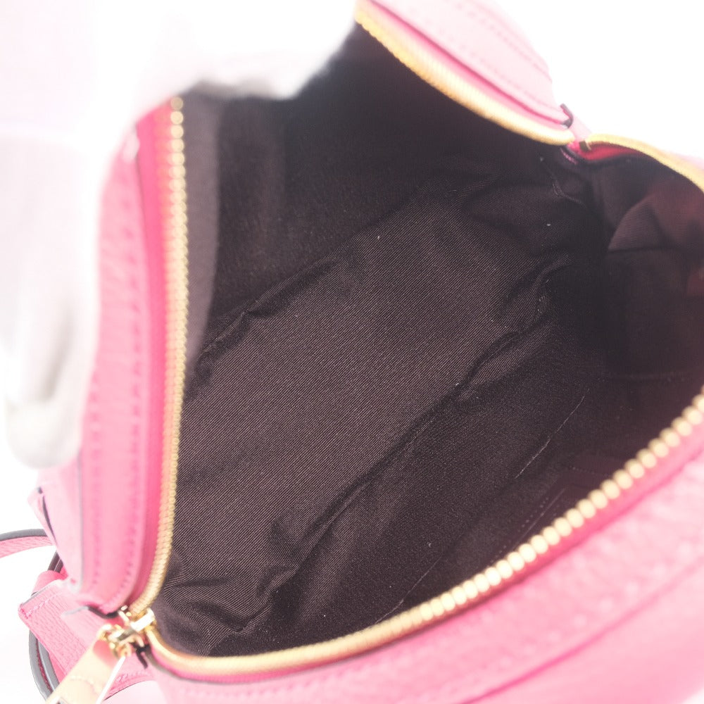 Coach Pink Leather Backpack