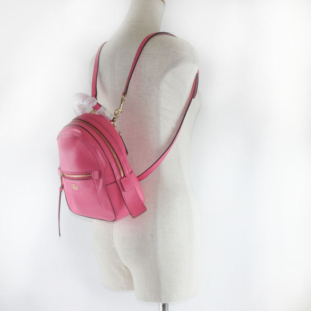 Coach Pink Leather Backpack