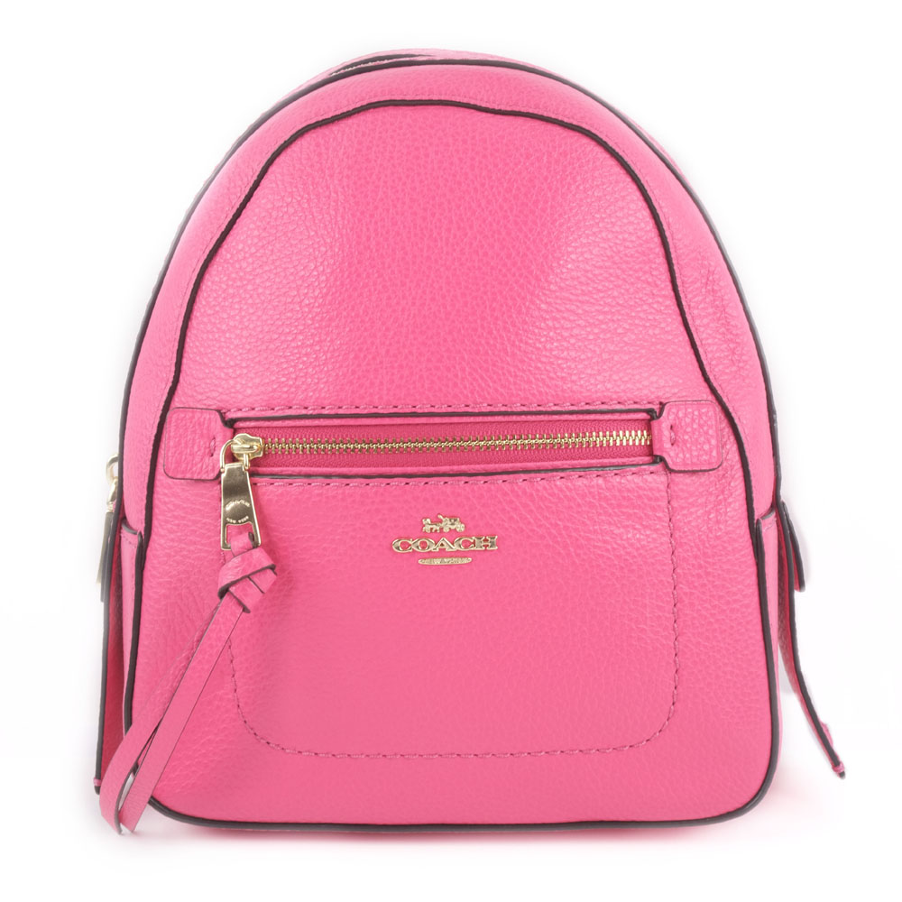 Coach Pink Leather Backpack