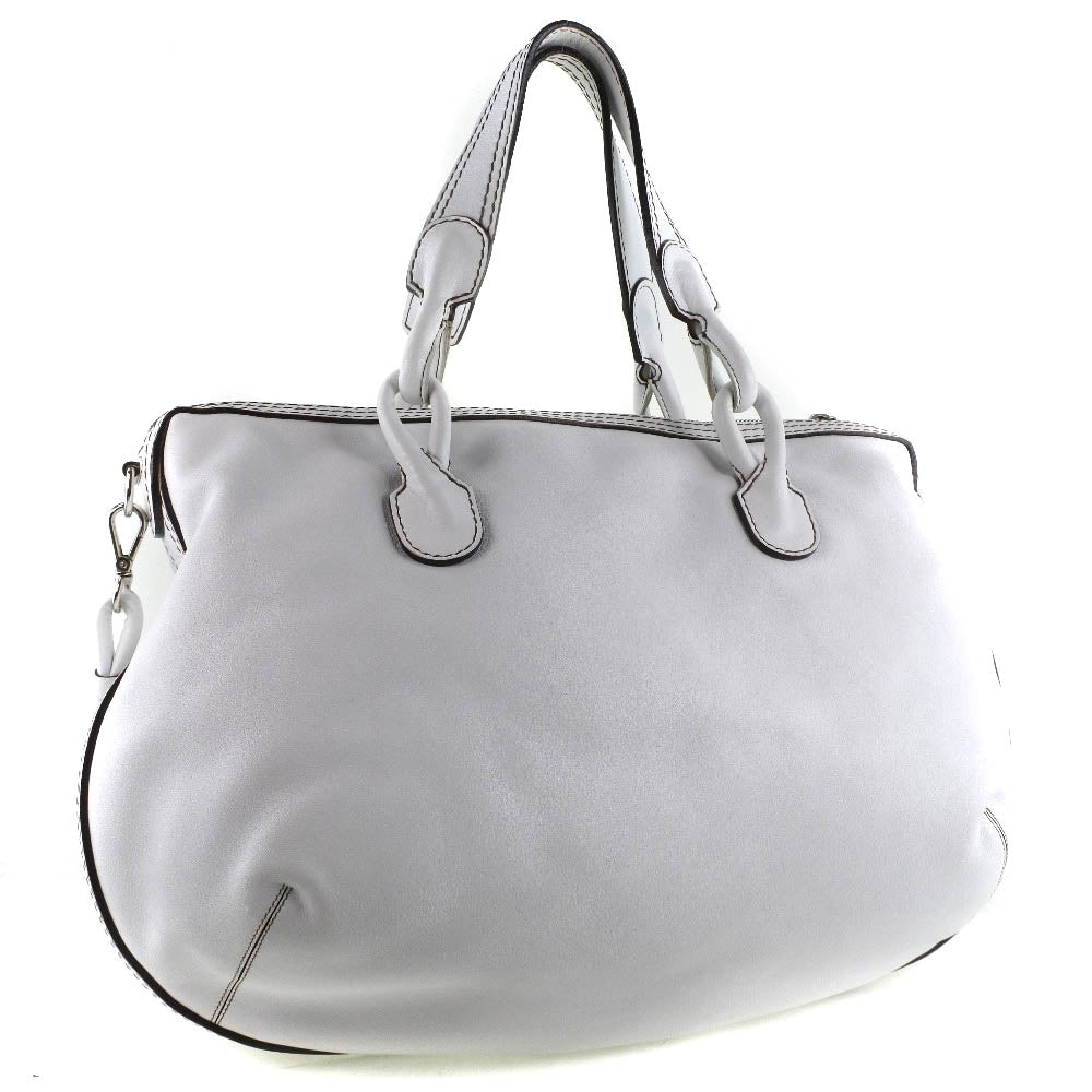 Loewe 2WAY Shoulder Bag Calf White