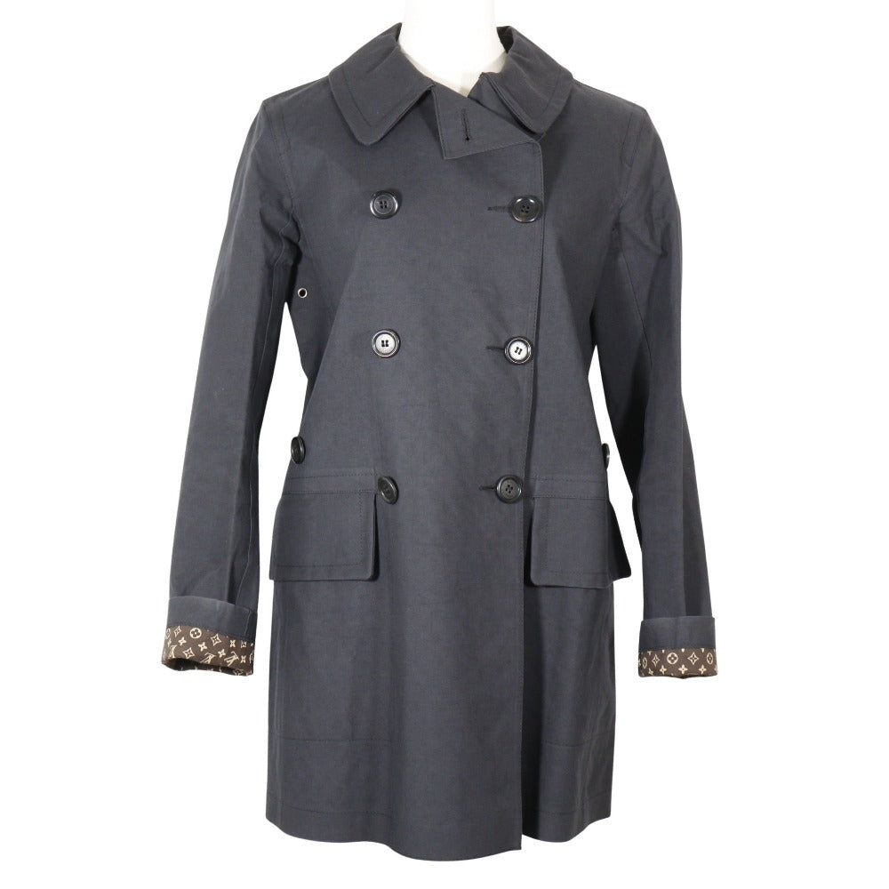 Louis Vuitton Cotton Trench Coat Black