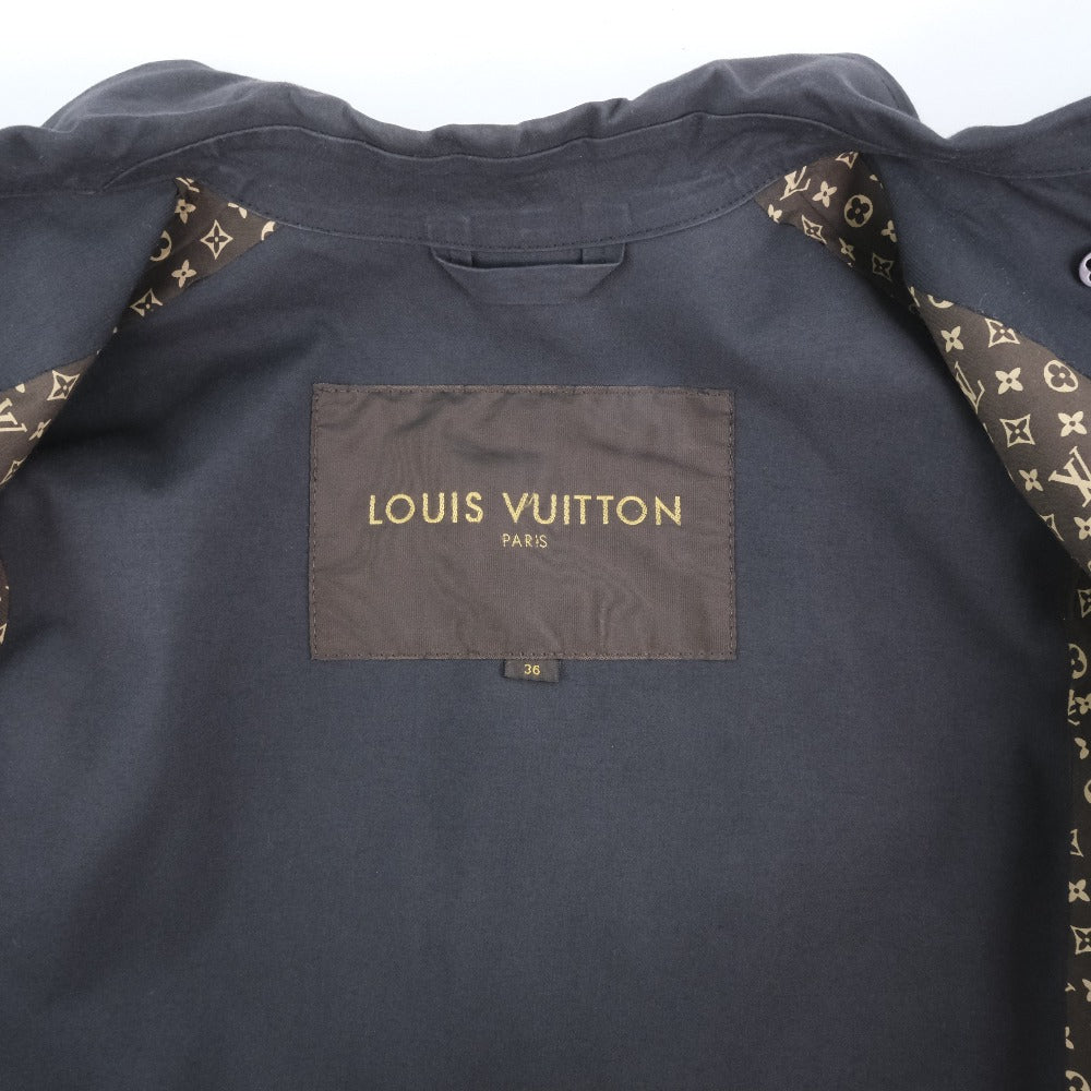 Louis Vuitton Cotton Trench Coat Black