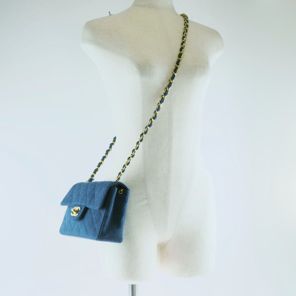 Chanel Denim Chain Shoulder Bag