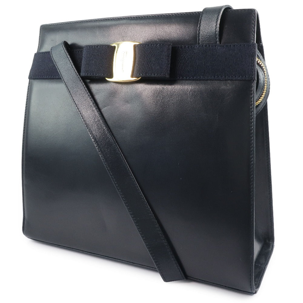 Salvatore Ferragamo Vara Calf Shoulder Bag