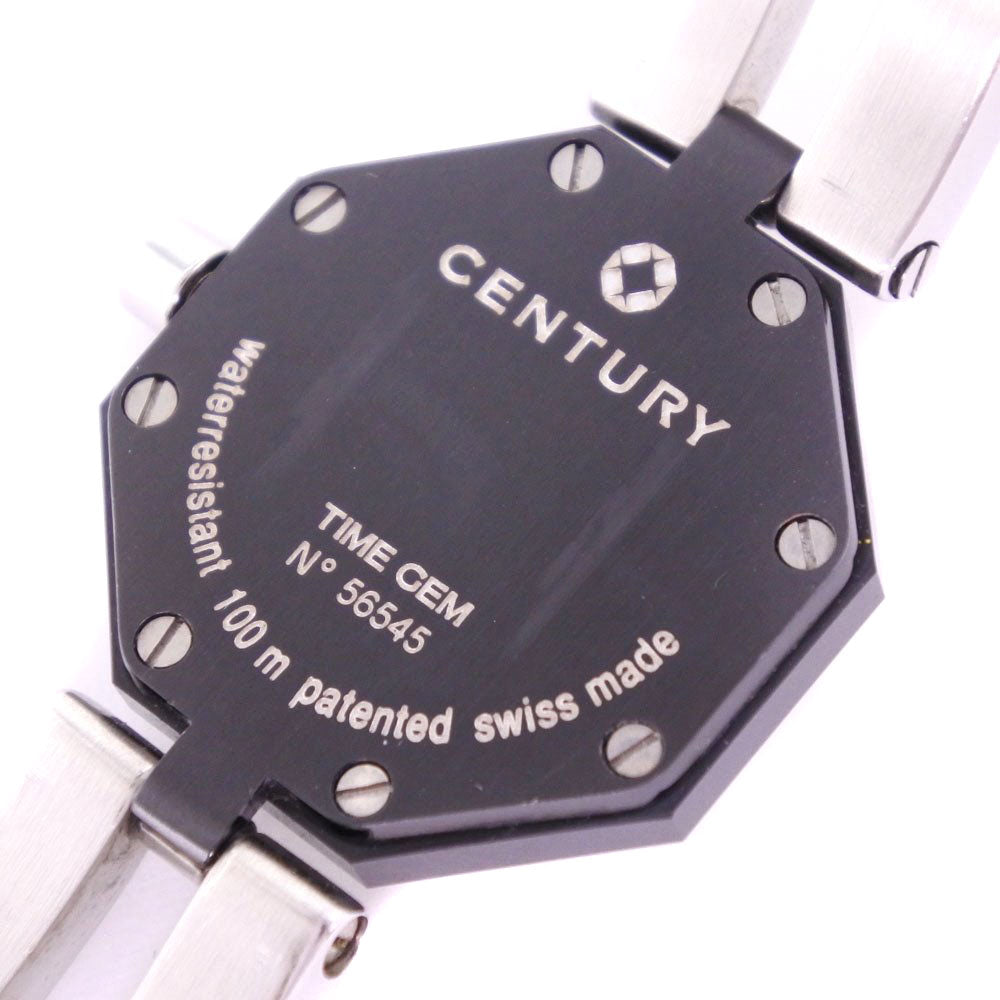 Century Time Gem Quartz Watch Diamond Stainless Steel