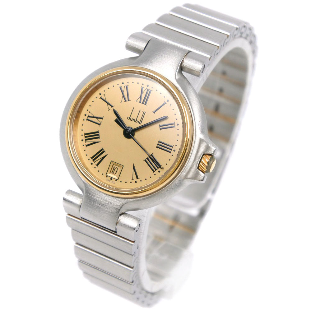 Dunhill  Dunhill Millennium Ladies' Watch in Stainless Steel with Silver Quartz and Gold Dial Metal Quartz in Good condition