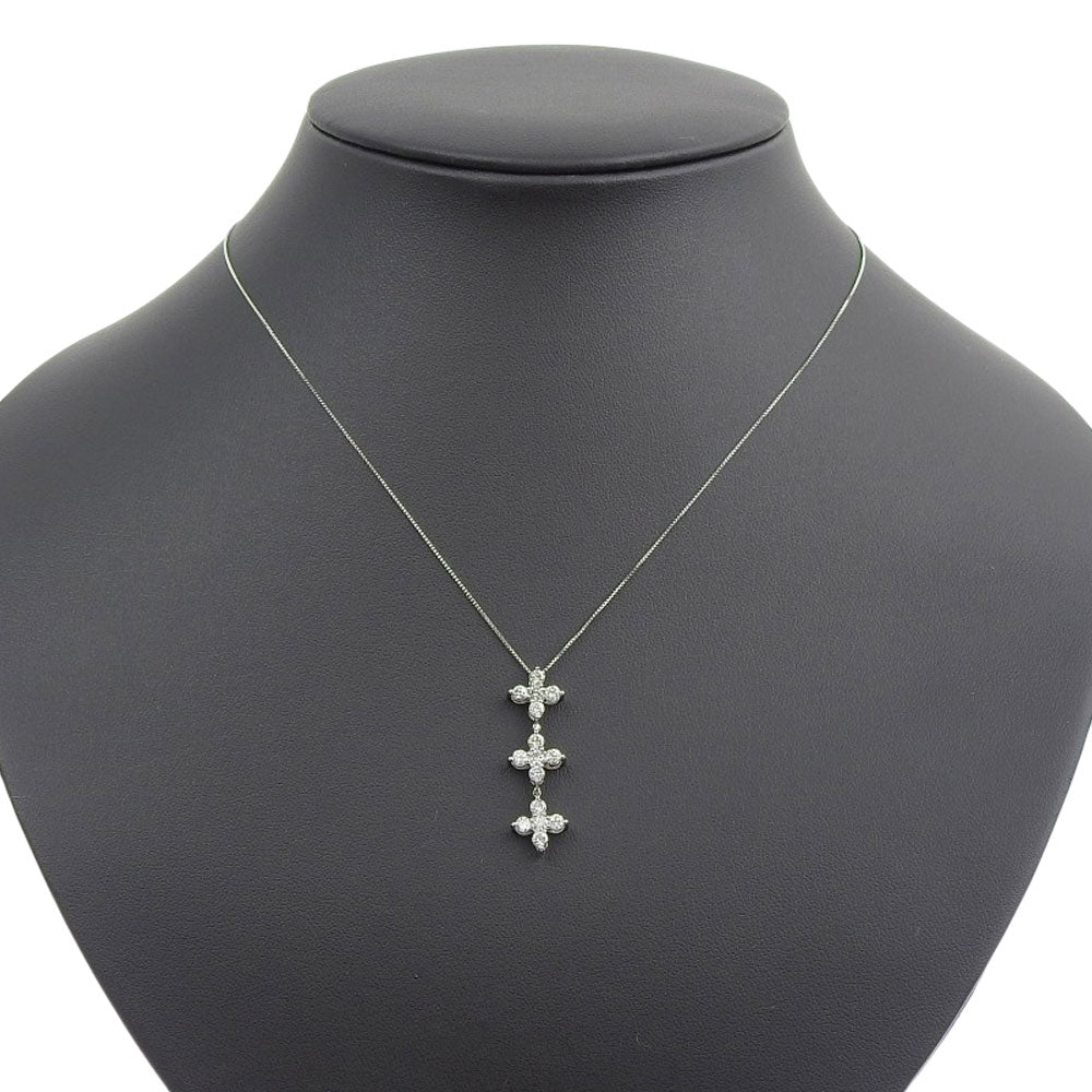 Platinum Diamond Necklace Unisex