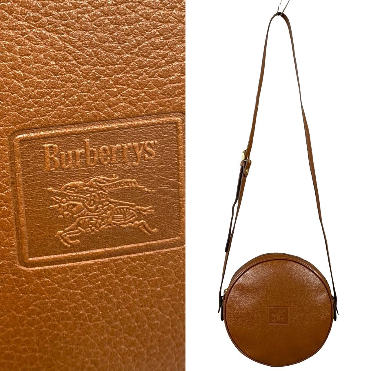 Burberry Leather Nova Check Shoulder Bag