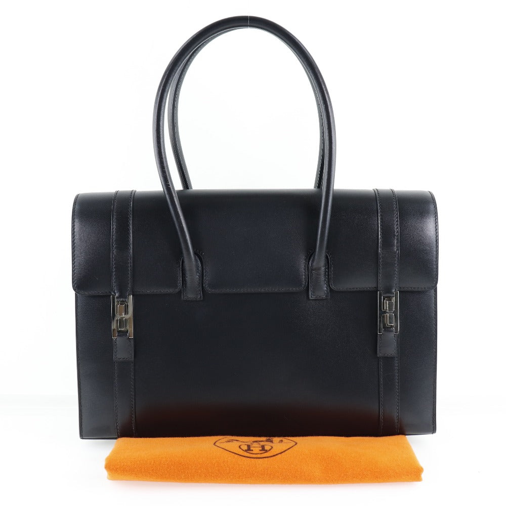 Hermes Drag 32 Handbag Box Calf Black