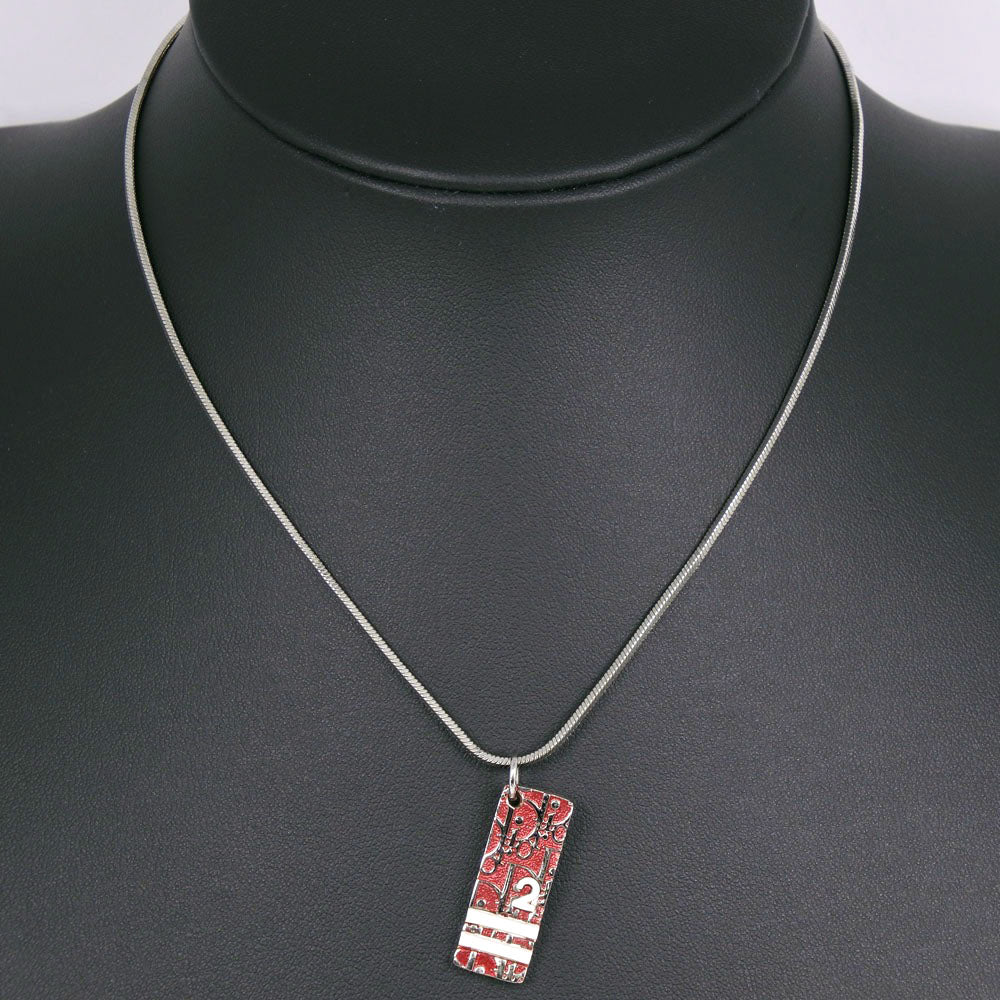 Dior Trotter Necklace Red Women