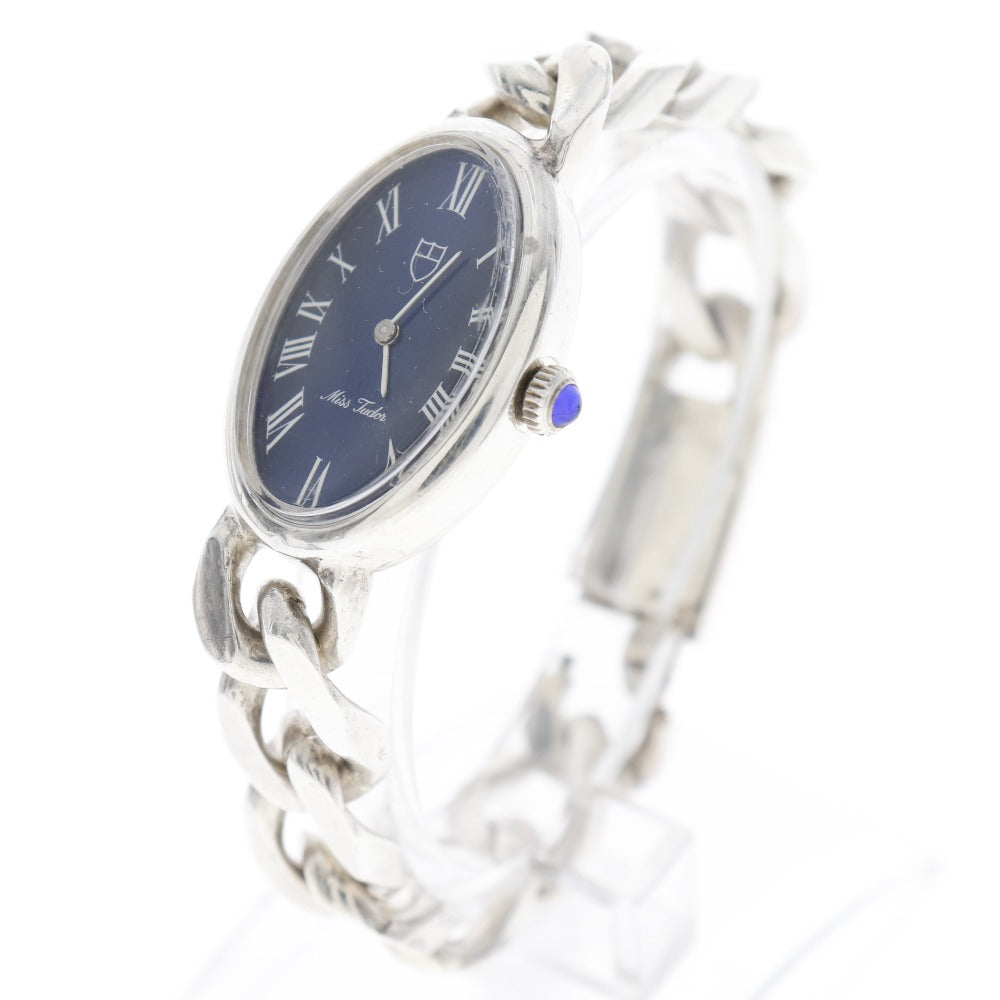 Tudor  Tudor Miss Tudor Women's Silver Hand Winding Watch Made in UK, with Navy Dial【Used】, Grade B Metal Other in Fair condition