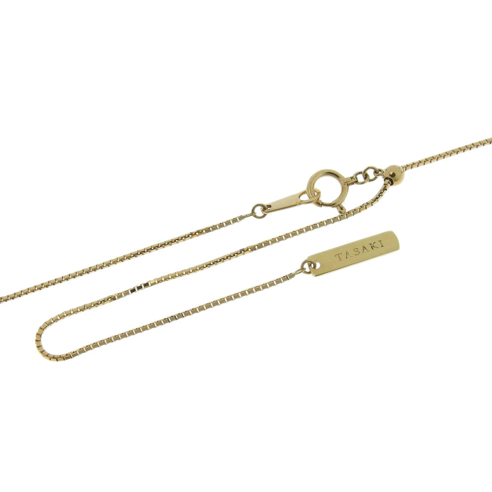 Tasaki K18 Gold Pearl Station Necklace