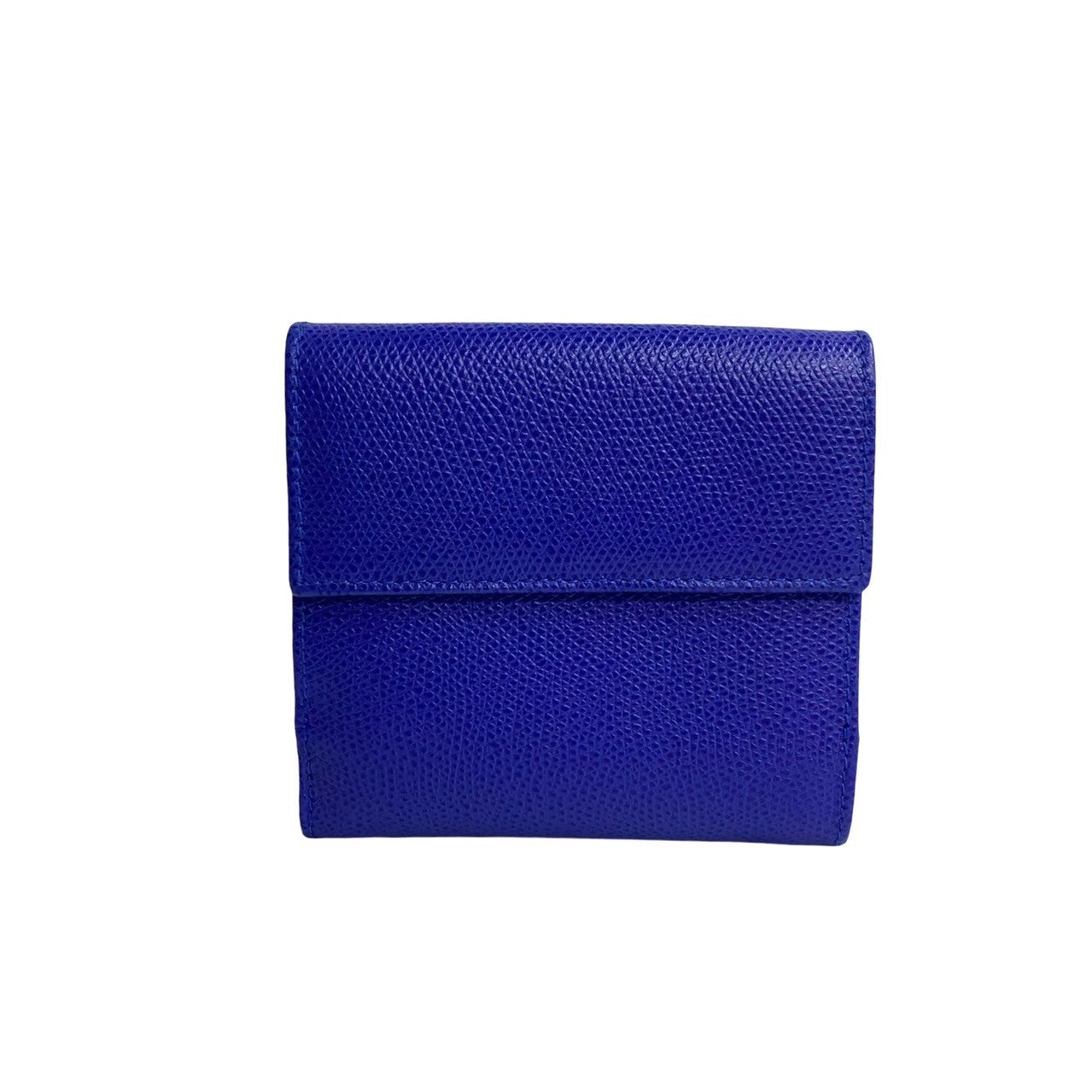 Celine Leather Bifold Wallet Blue