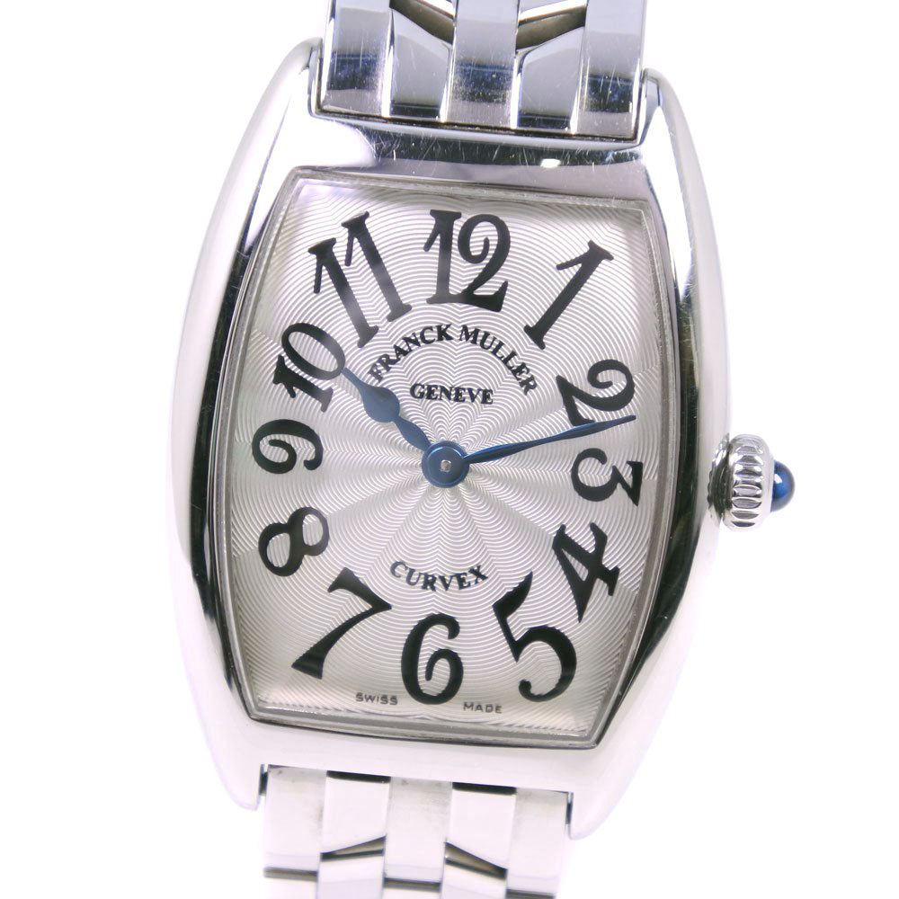 Franck Muller Tonneau Curvex Quartz Watch 1752QZ Stainless Steel