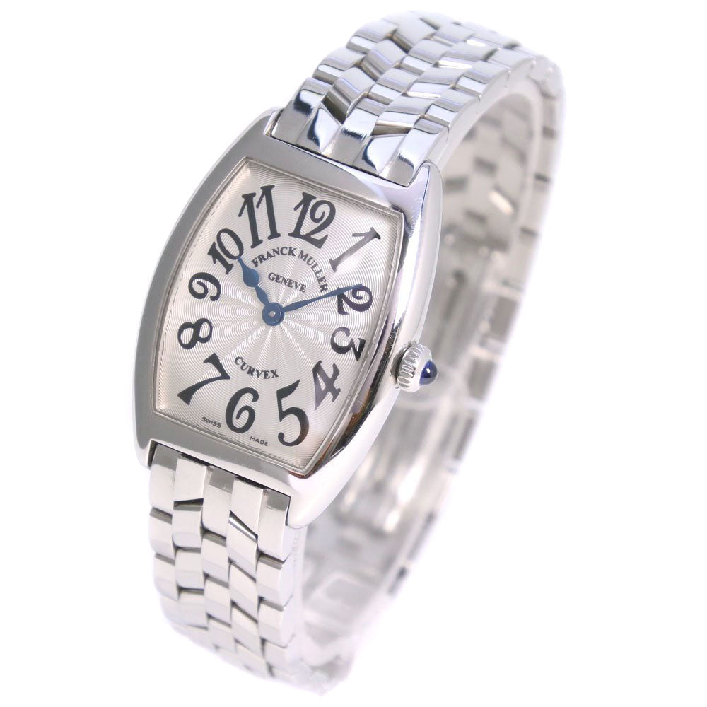 Franck Muller Tonneau Curvex Quartz Watch 1752QZ Stainless Steel