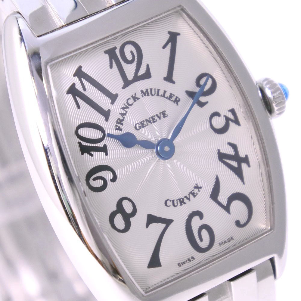 Franck Muller Tonneau Curvex Quartz Watch 1752QZ Stainless Steel