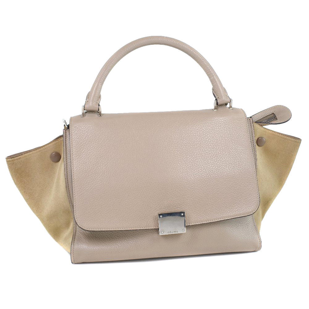 Celine Trapeze Leather Suede Handbag