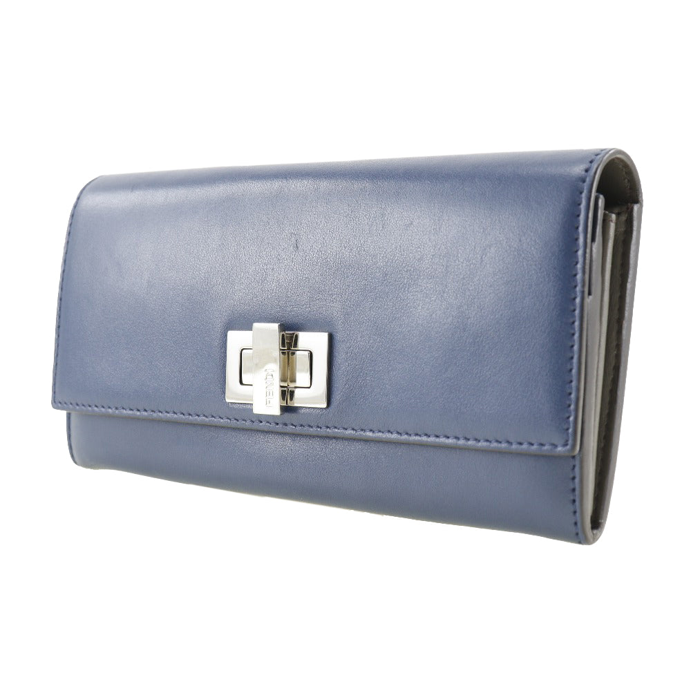 Fendi Peekaboo Long Wallet 8M0377 Navy