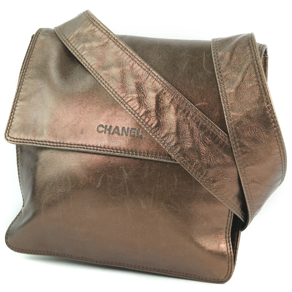 Chanel Bronze Calf Shoulder Bag