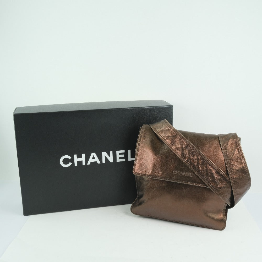 Chanel Bronze Calf Shoulder Bag