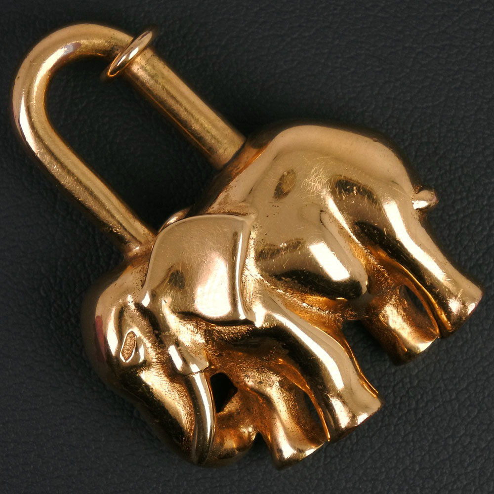 Hermes Gold Plated Charm Pendant